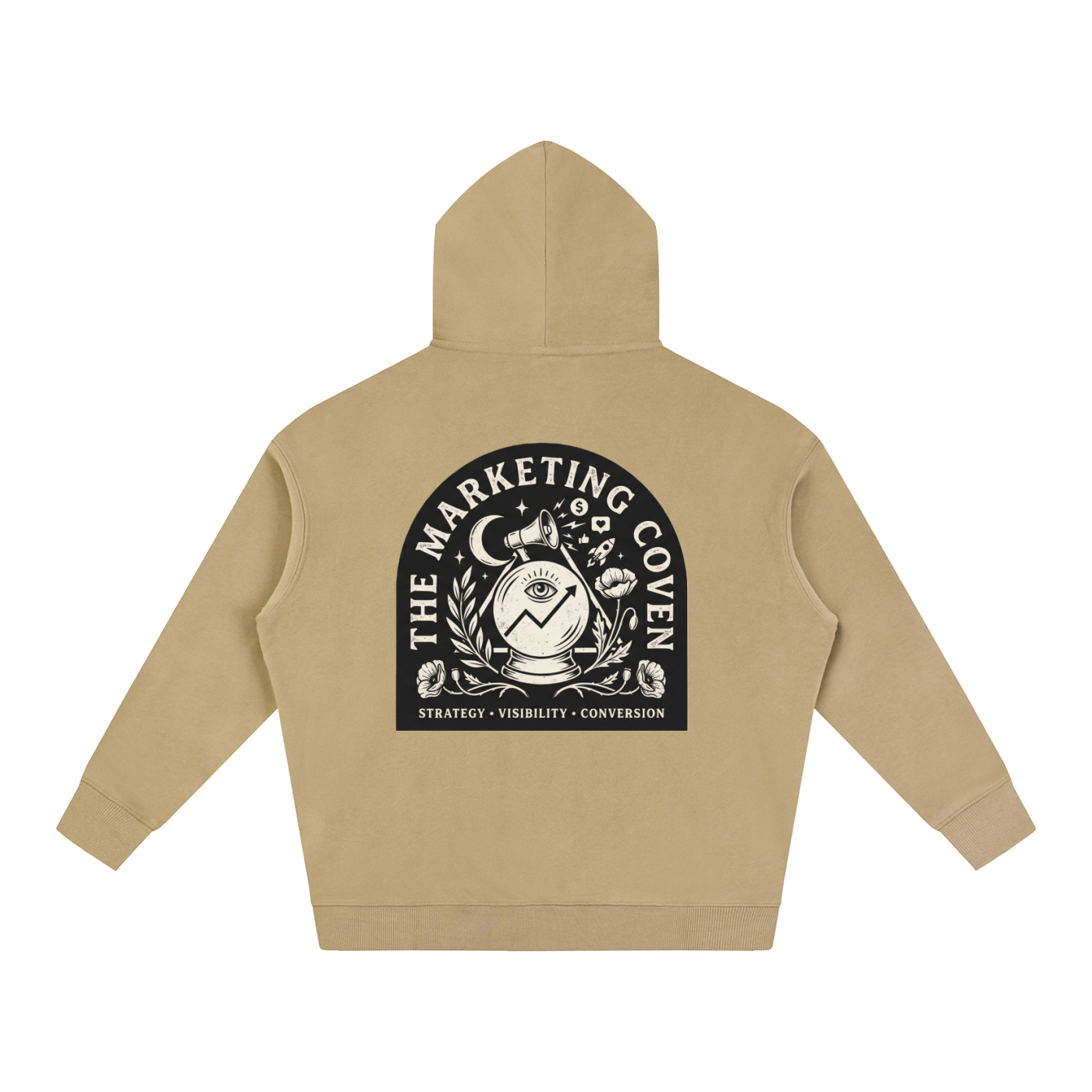 The Marketing Coven | Oversized Fleeced Hoodie