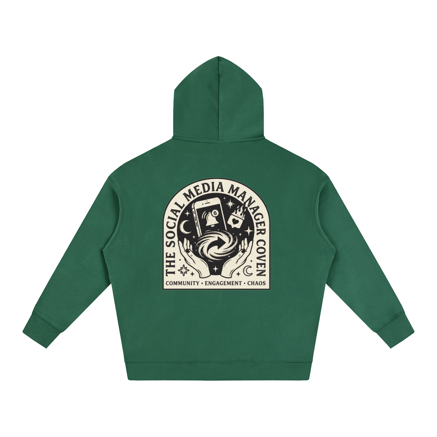 The Social Media Coven | Oversized Fleeced Hoodie