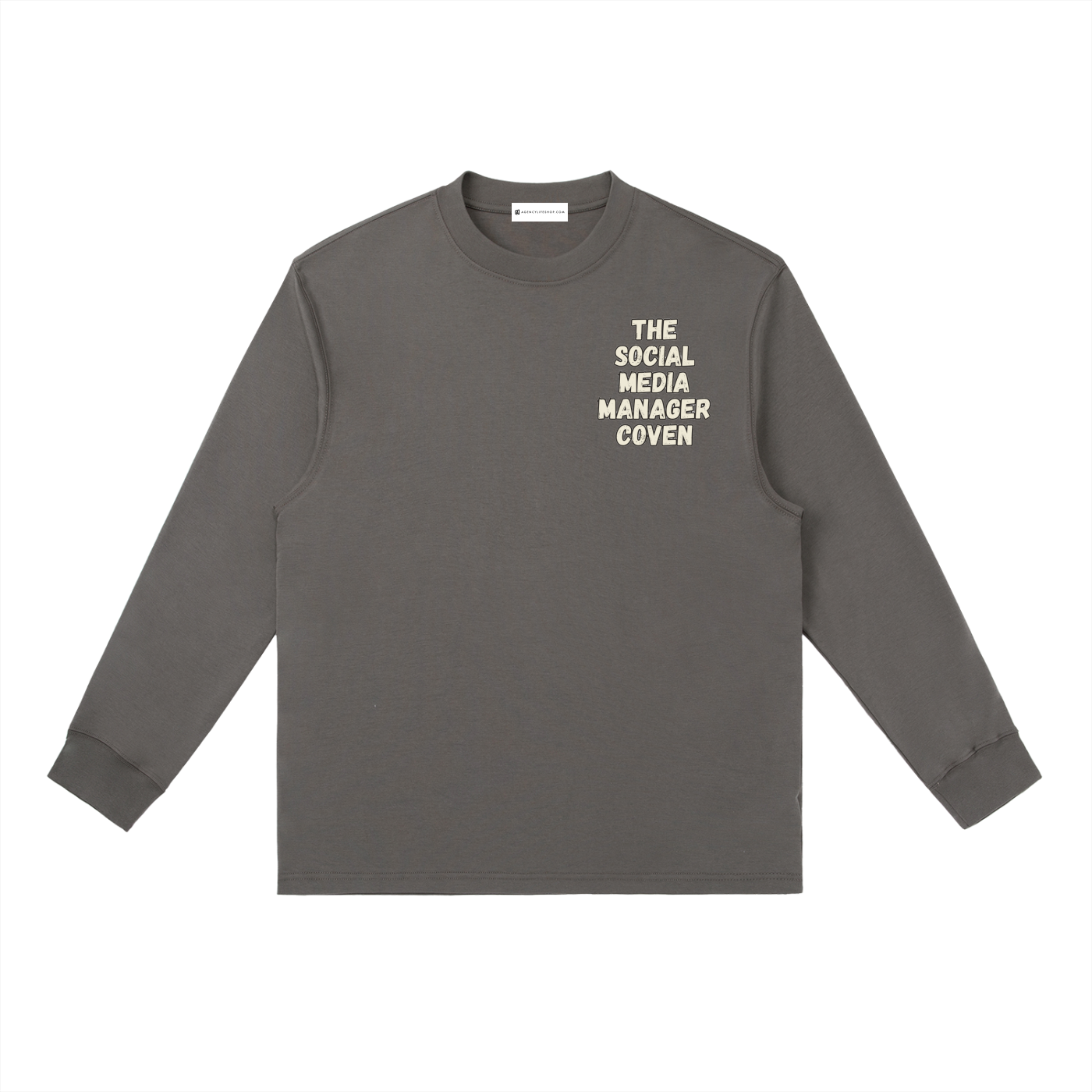 The Social Media Manager Coven | Essential Crewneck Long-Sleeve T-Shirt