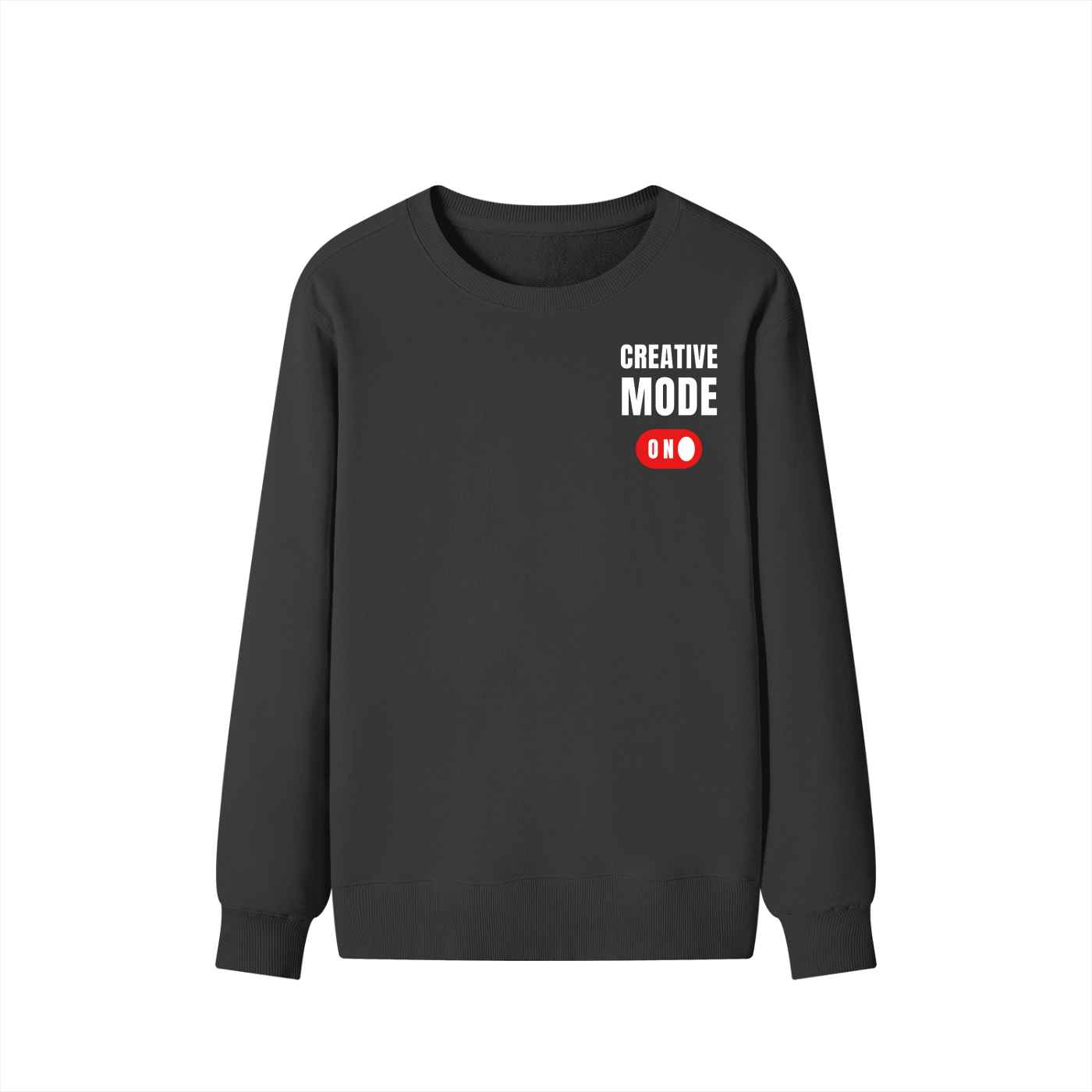 Creative Mode: On | Classic Unisex Cotton Sweatshirt