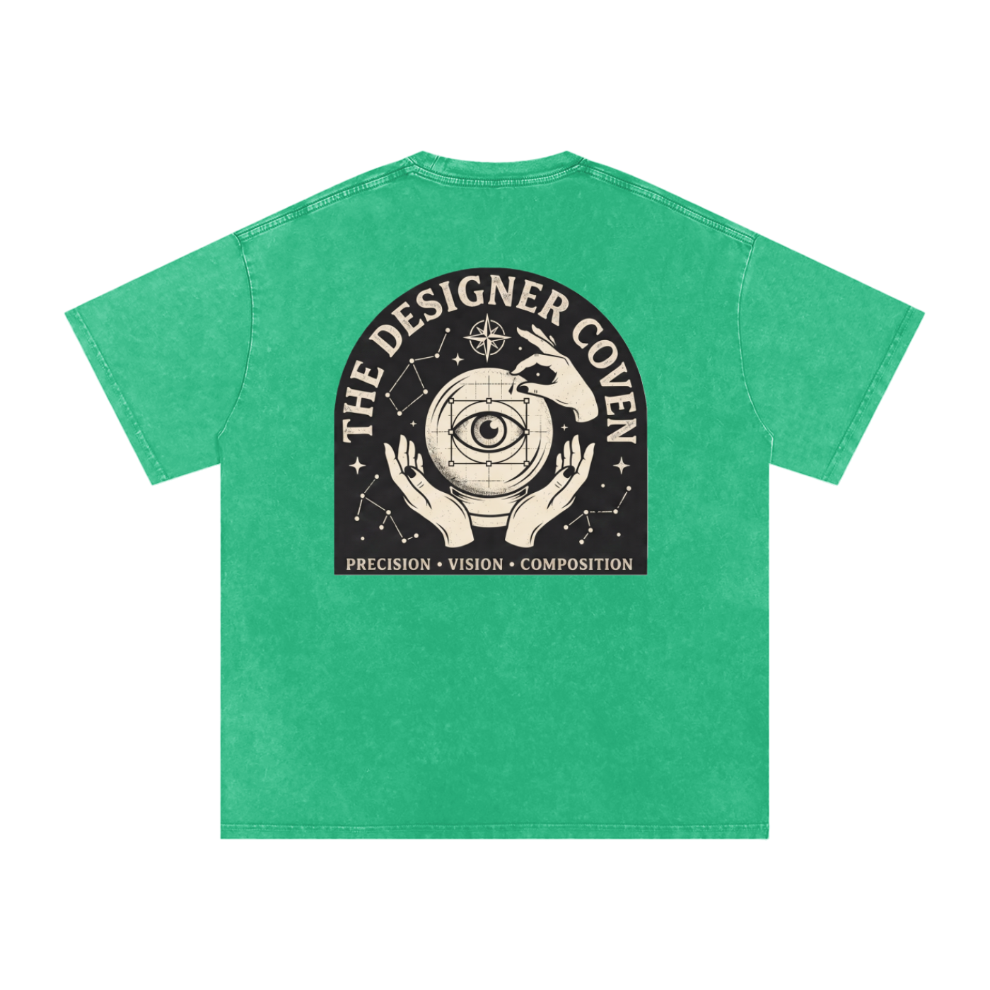 The Designer Coven | Snow Washed Oversized Cotton T-Shirt