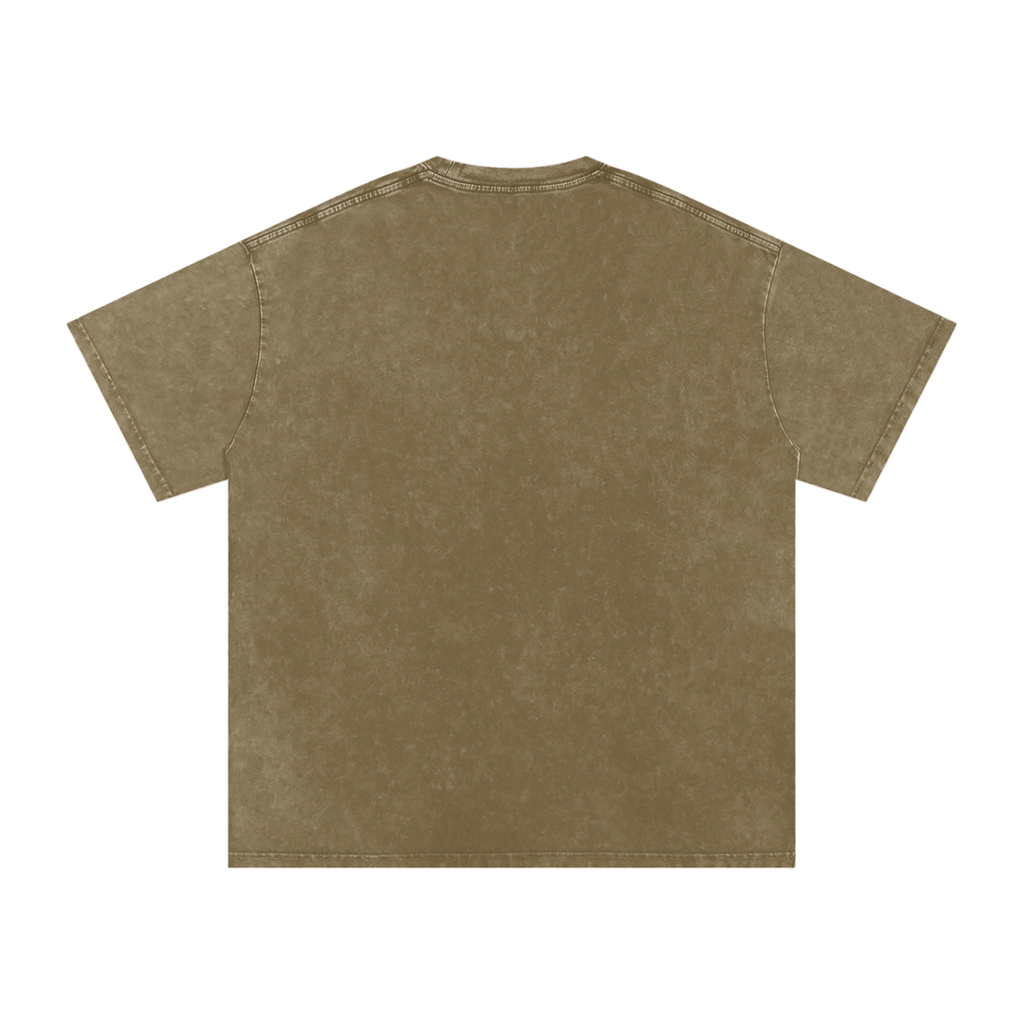 Talk Data To Me | Snow Washed Oversized Cotton T-Shirt