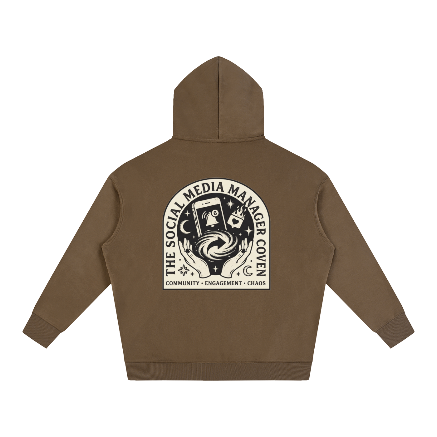The Social Media Coven | Oversized Fleeced Hoodie