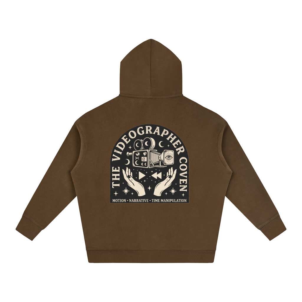 The Videographer Coven | Oversized Fleeced Hoodie