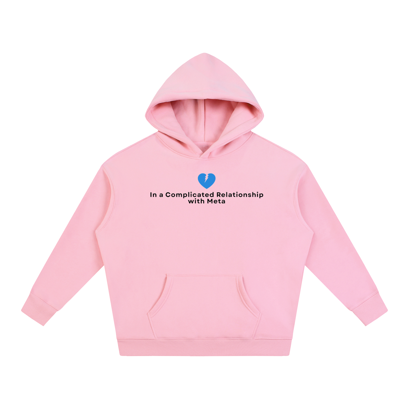 Complicated Relationship | Oversize Fleeced Hoodie