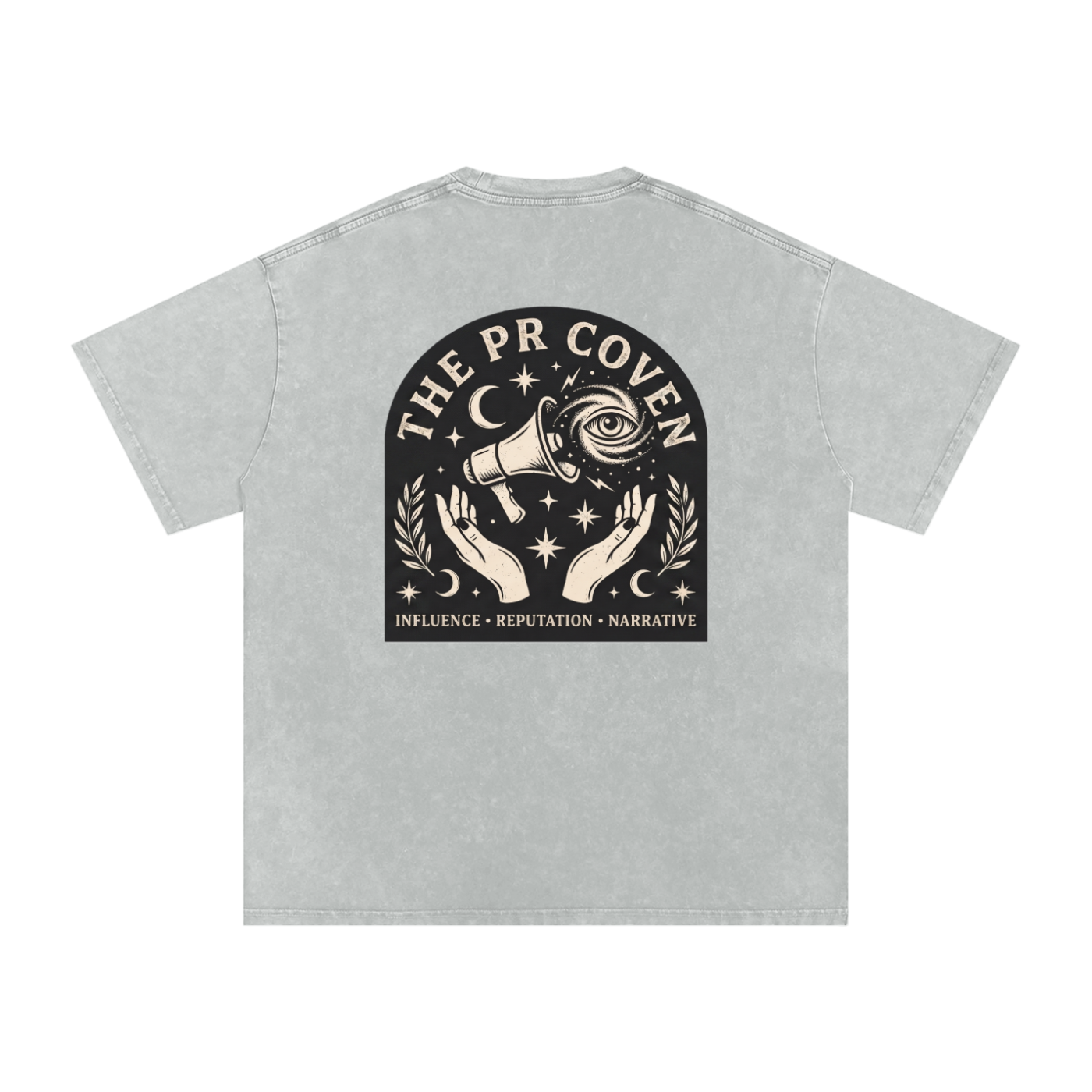 The PR Coven | Snow Washed Oversized Cotton T-Shirt