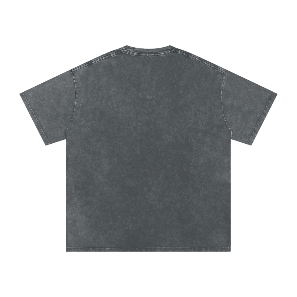 Big Budget Energy | Snow Washed Oversized Cotton T-Shirt