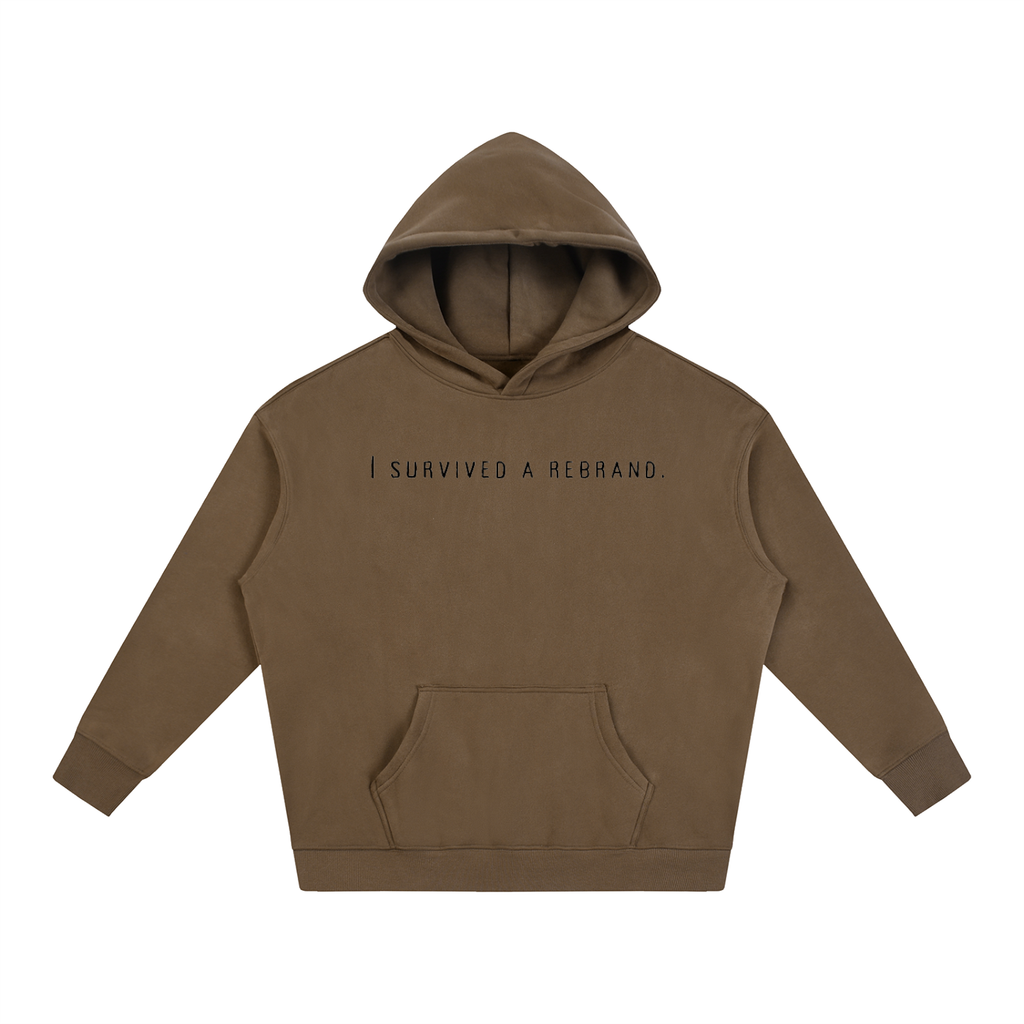 I Survived A Rebrand | Oversize Fleeced Hoodie