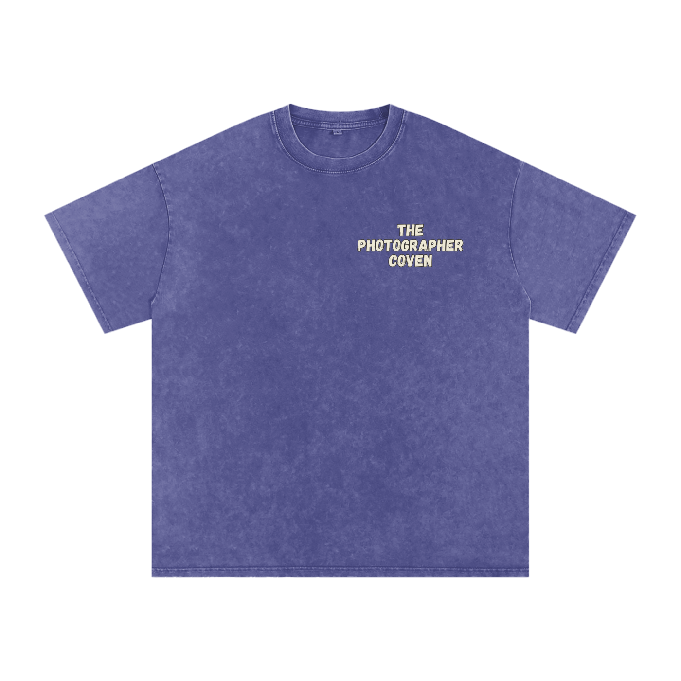 The Photographer Coven | Snow Washed Oversized Cotton T-Shirt