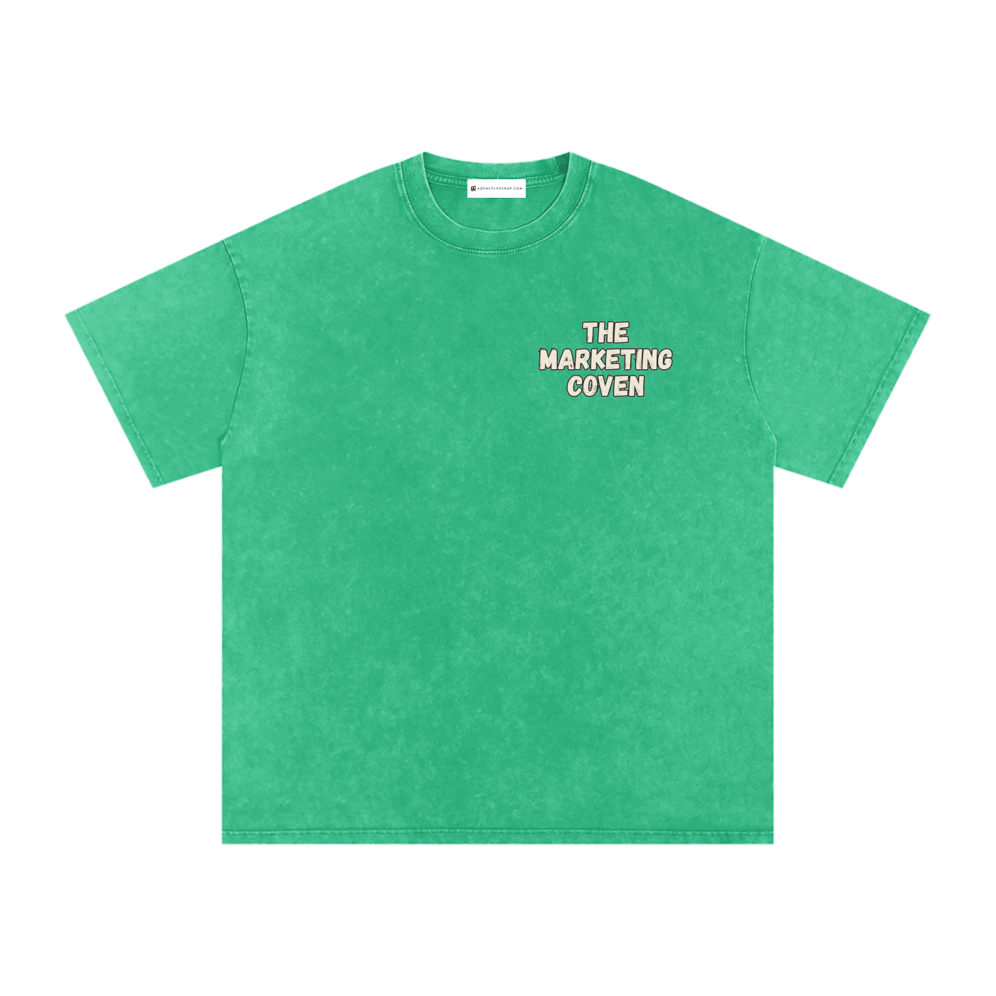 The Marketing Coven | Snow Washed Oversized Cotton T-Shirt