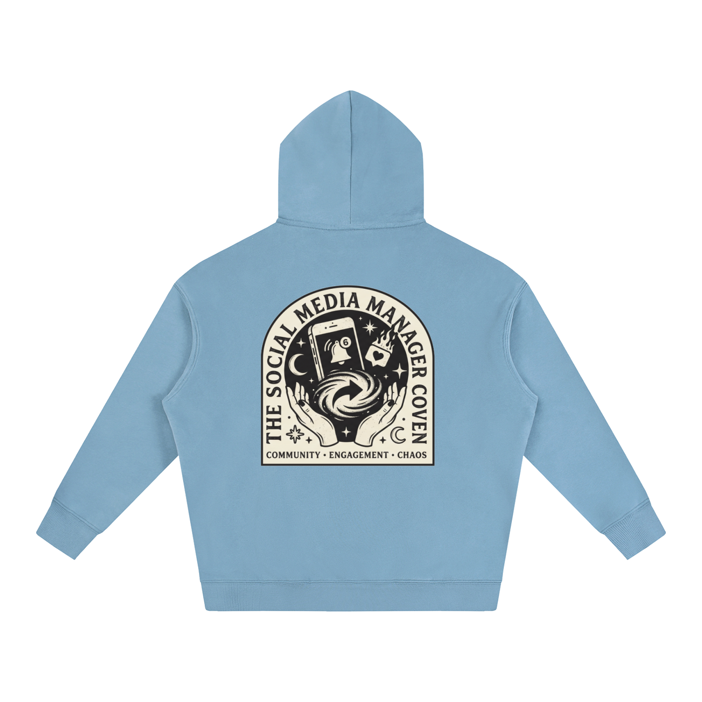 The Social Media Coven | Oversized Fleeced Hoodie