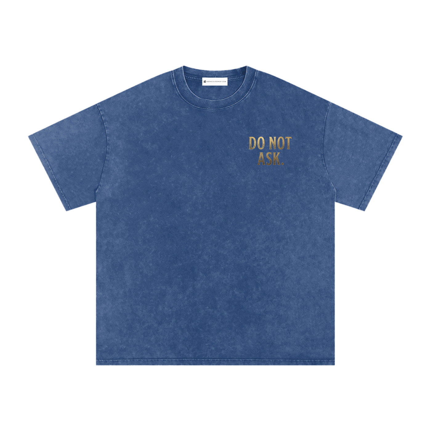 You Cannot Pick My Brain | Snow Washed Oversized Cotton T-Shirt