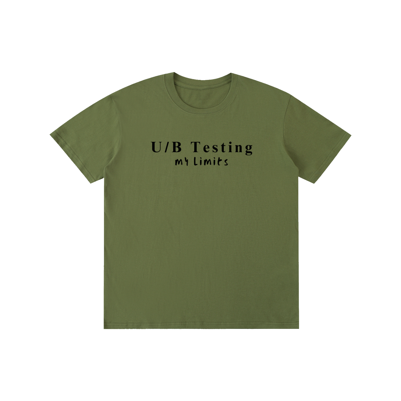 U/B Testing My Limits| Pure Cotton Unisex T-Shirt