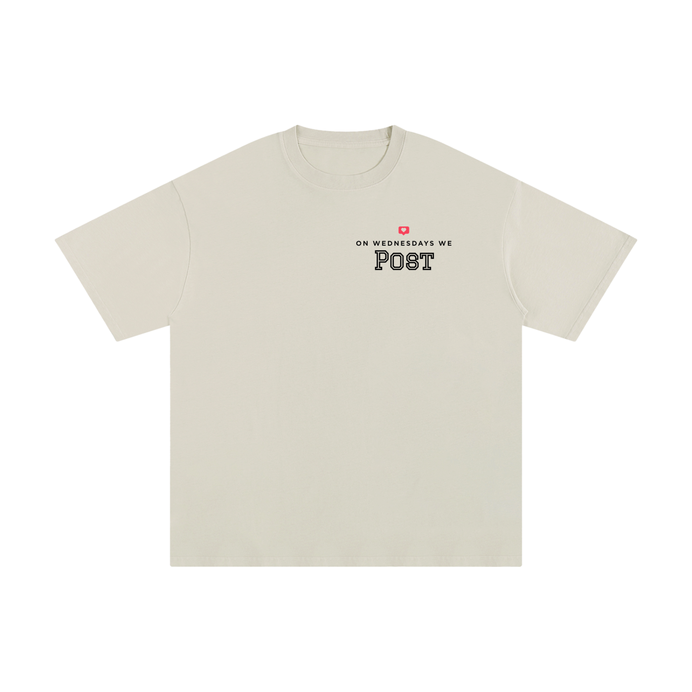 On Wednesdays, We Post | Unisex Pure Cotton T-Shirt