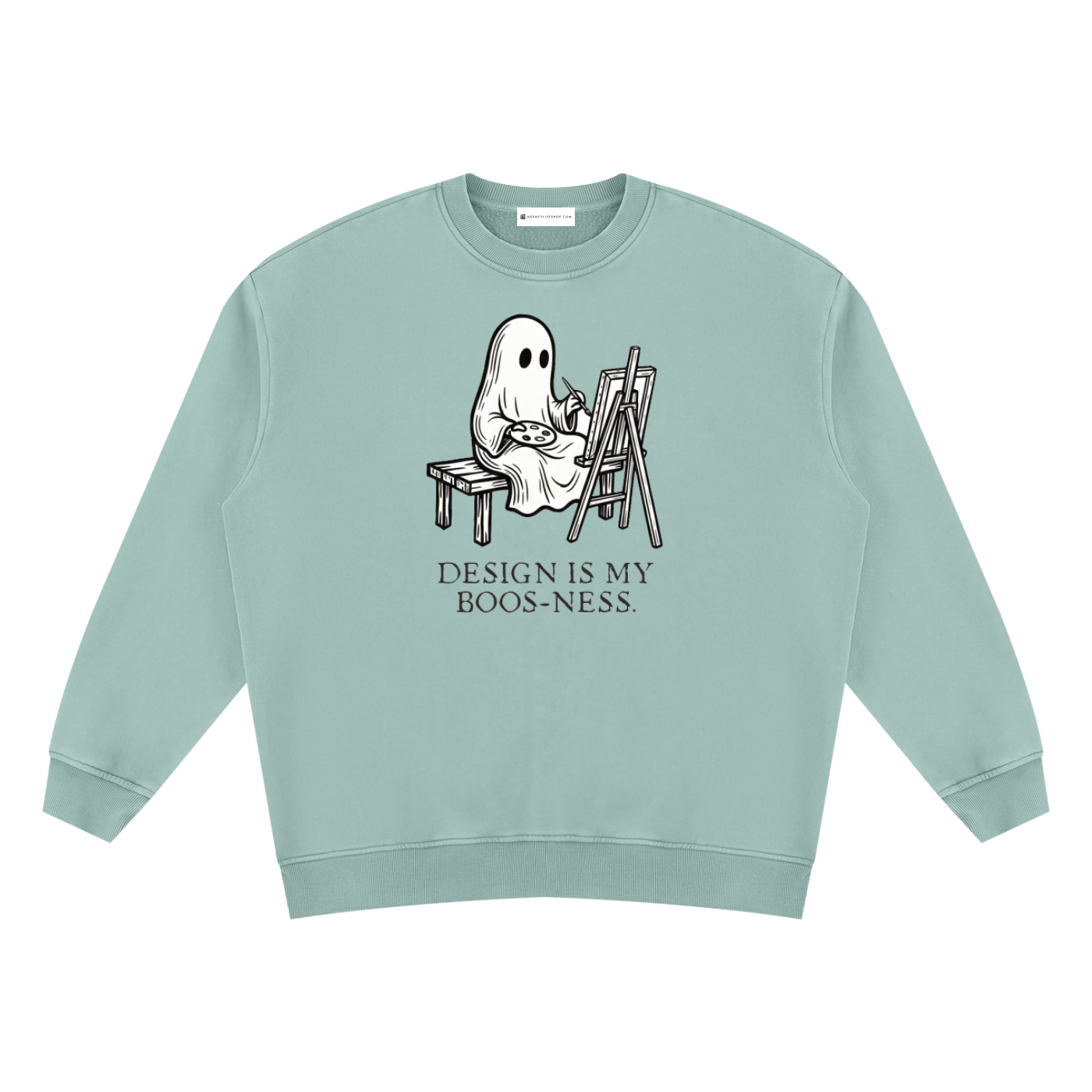 Design is My Boos-ness | Unisex Vintage Wash Fleece Sweatshirt